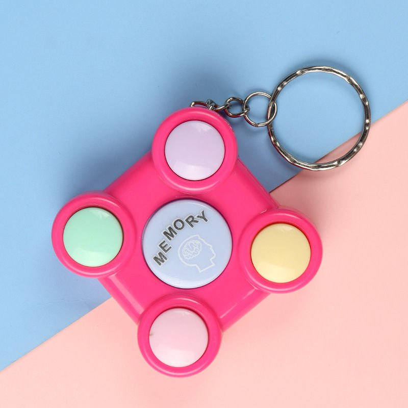 Interactive Children Puzzle Memory Game Console Electronic Memory Game Toy Training Hand Brain Memory Training Keychain