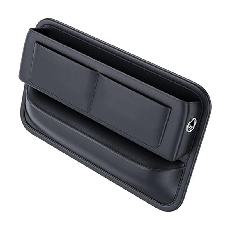 2024 Interior Accessories Pu Leather Universal Bag Car Seat Storage Box Car Side Gap Bag Seat Gap Fill Organizer