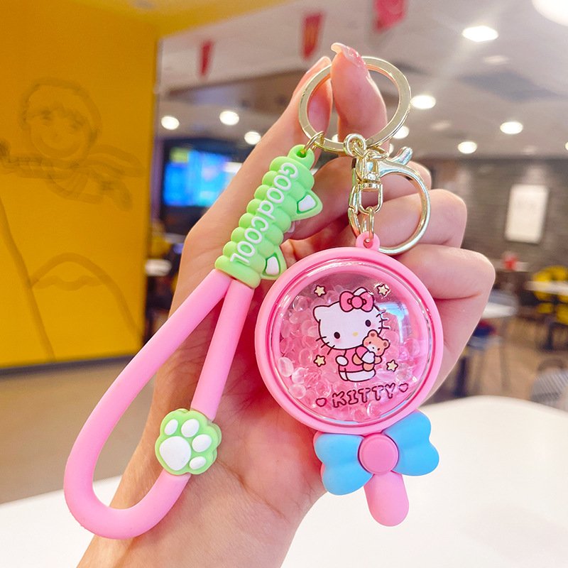 Wholesale Sanrioed Pendants Plastic Kuromi My Melody Cinnamoroll Fragrance Sachet Lollipop Sanrioed Keychain Accessories