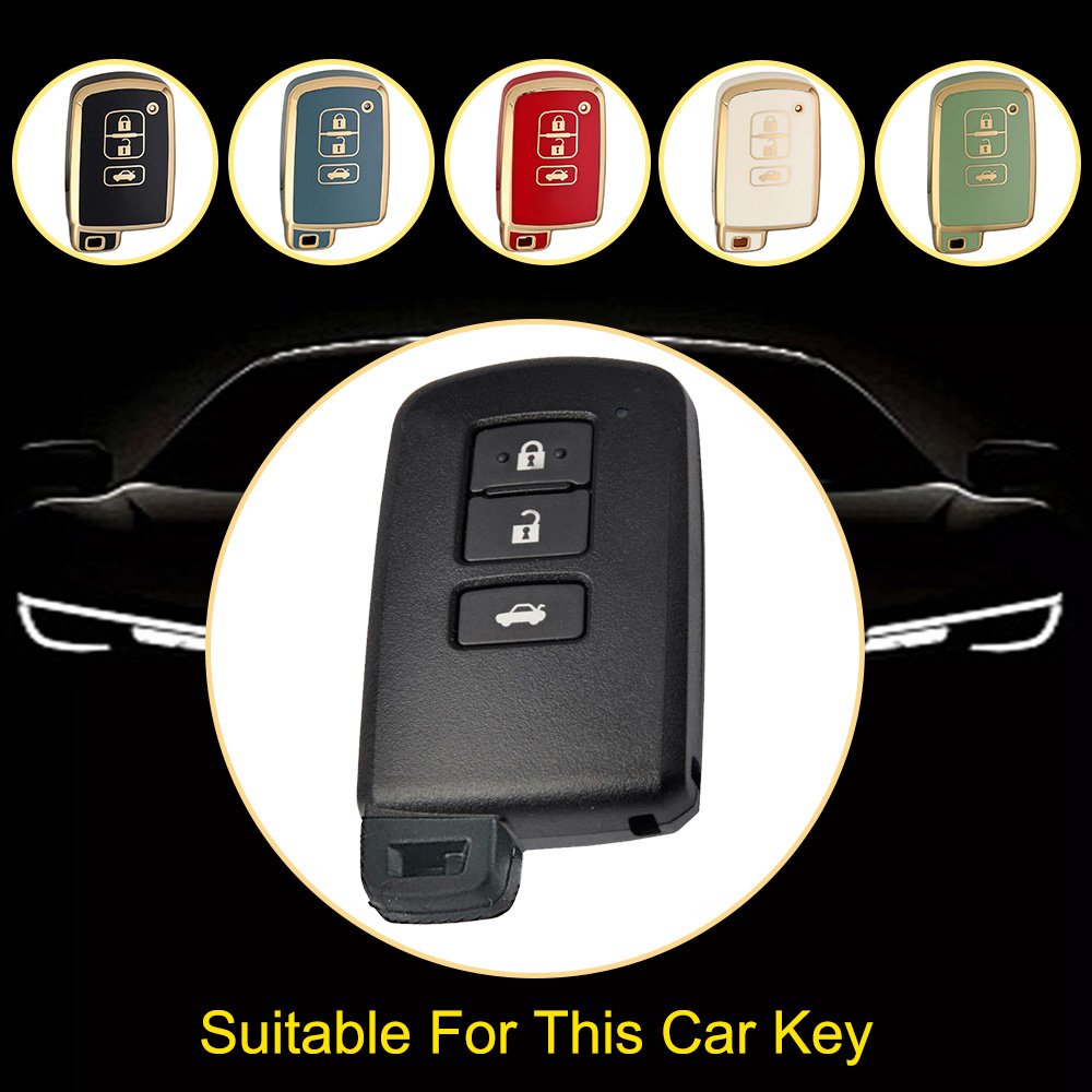 Innofit TOD3T1 Car Key Case TPU Wholesale Stock For Toyota Camry Junrui New Style Premium Auto Accessories