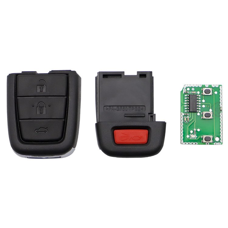 Topbest 3+1/4 Button 433mhz Remote Flip Key for VE Commodore Compatible For Pontiac G8 C-hevrolet car key