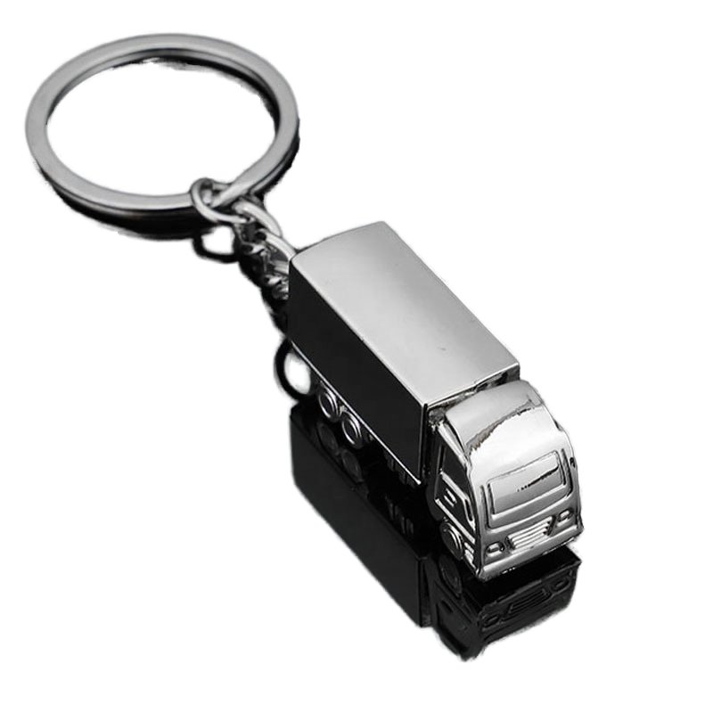Xun Xin Wholesale Metal Gear Head Key Ring Keychain 3d Mini Enamel Large Truck Model Metal Keychain Truck Driver Gift Keychain
