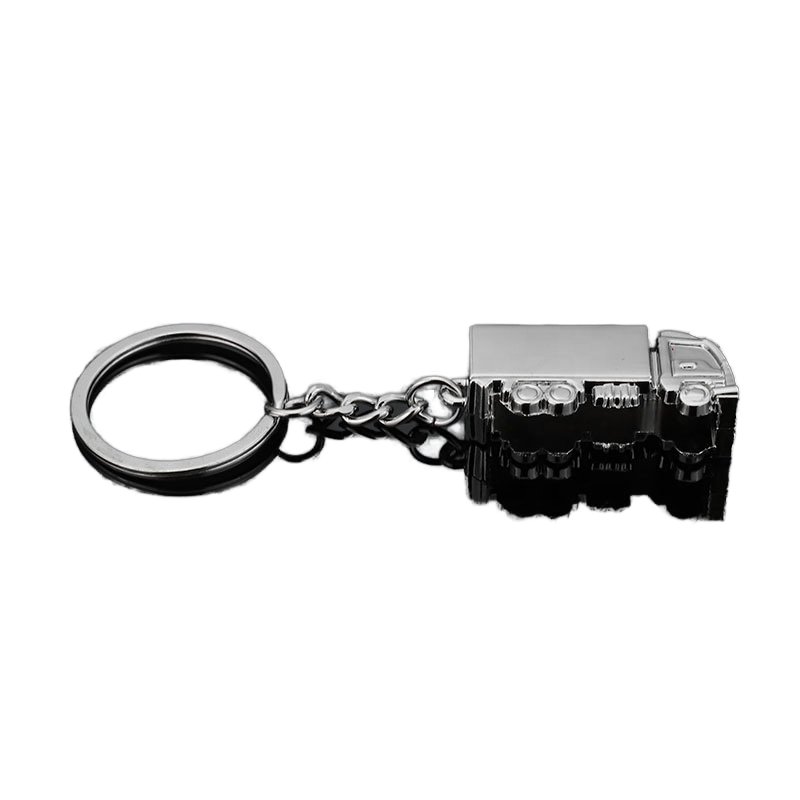 Xun Xin Wholesale Metal Gear Head Key Ring Keychain 3d Mini Enamel Large Truck Model Metal Keychain Truck Driver Gift Keychain