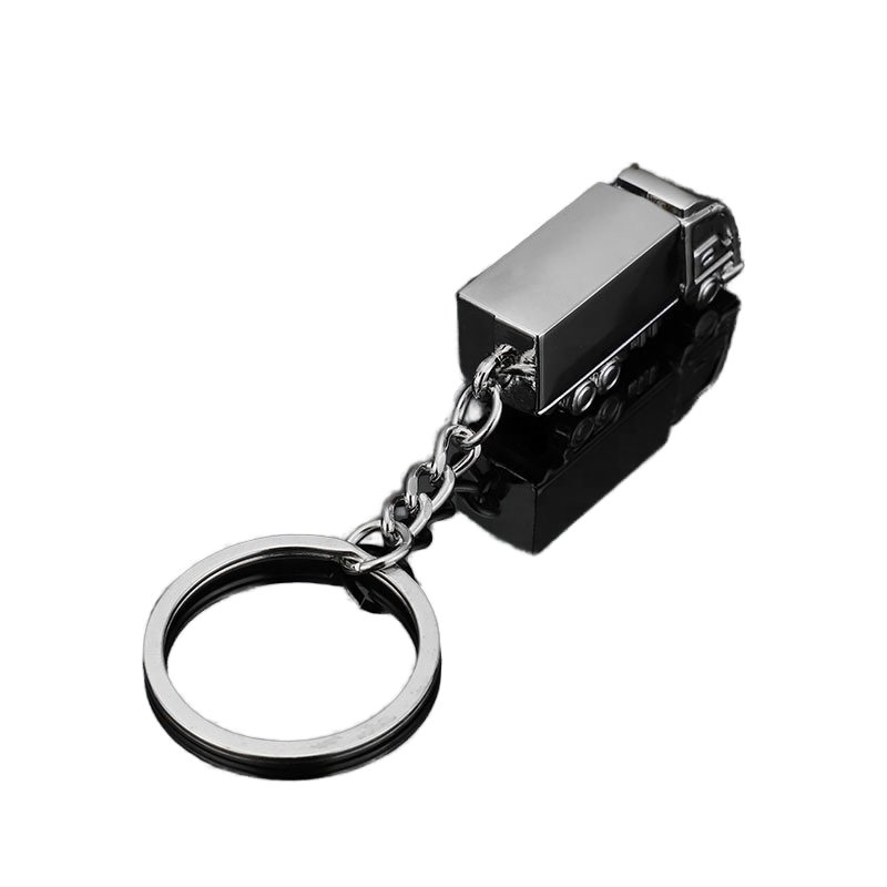 Xun Xin Wholesale Metal Gear Head Key Ring Keychain 3d Mini Enamel Large Truck Model Metal Keychain Truck Driver Gift Keychain