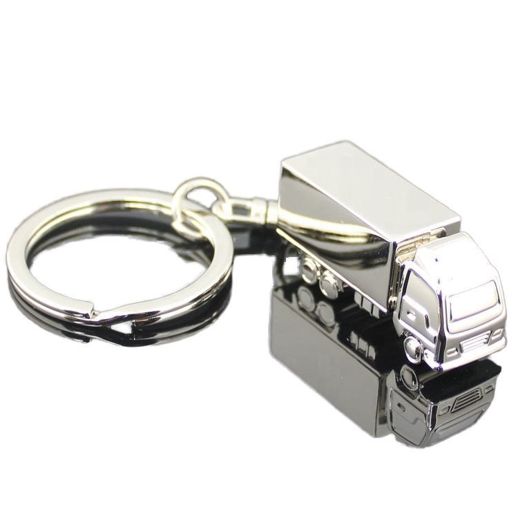 Xun Xin Wholesale Metal Gear Head Key Ring Keychain 3d Mini Enamel Large Truck Model Metal Keychain Truck Driver Gift Keychain