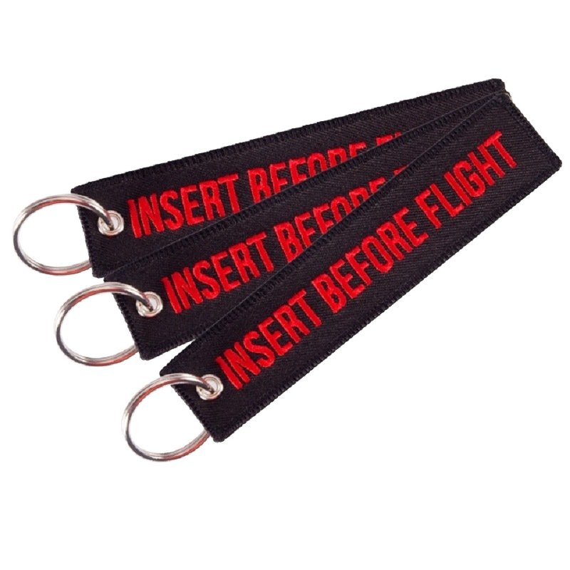 Custom Logo Car Atv Scooter Fabric Embroidery Woven Keychains Jet Tag Embroidered Keyring Custom Motorcycle Key Chain Car