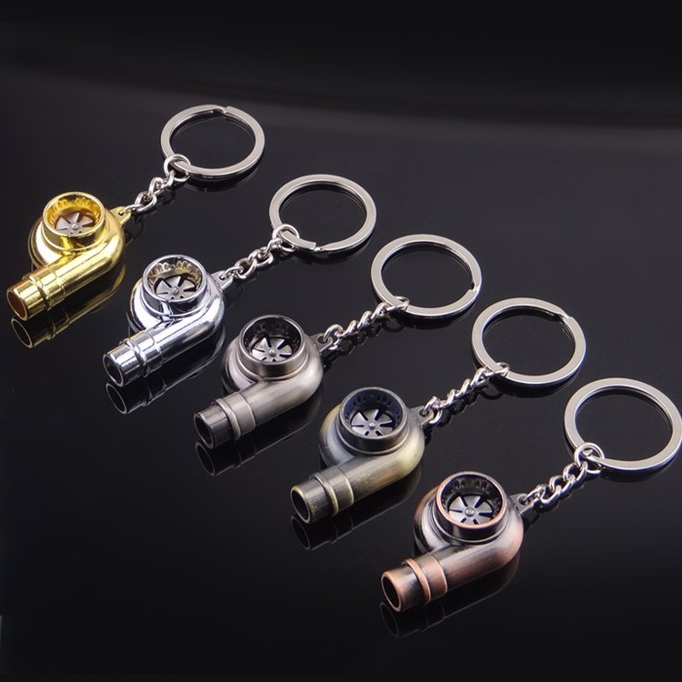 Mini Zinc Alloy Auto Parts Keychains Simulated Speed Gearbox Absorber Motor Piston Pendant Car Keys Holder Keyring Cute Men Gift