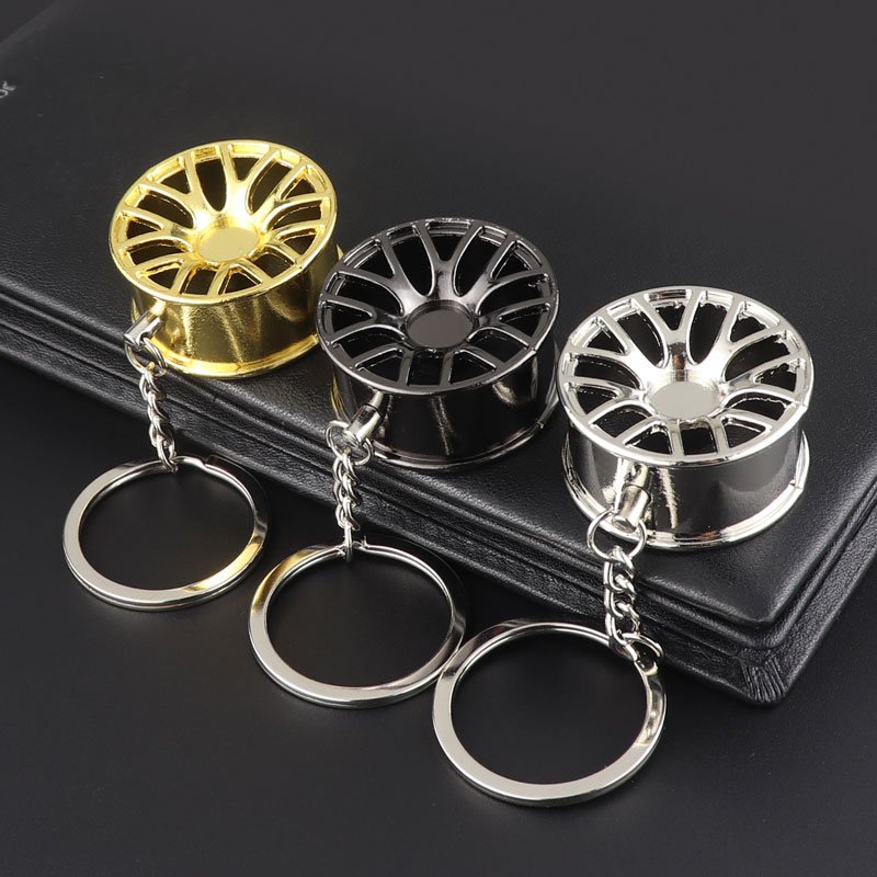 Mini Zinc Alloy Auto Parts Keychains Simulated Speed Gearbox Absorber Motor Piston Pendant Car Keys Holder Keyring Cute Men Gift