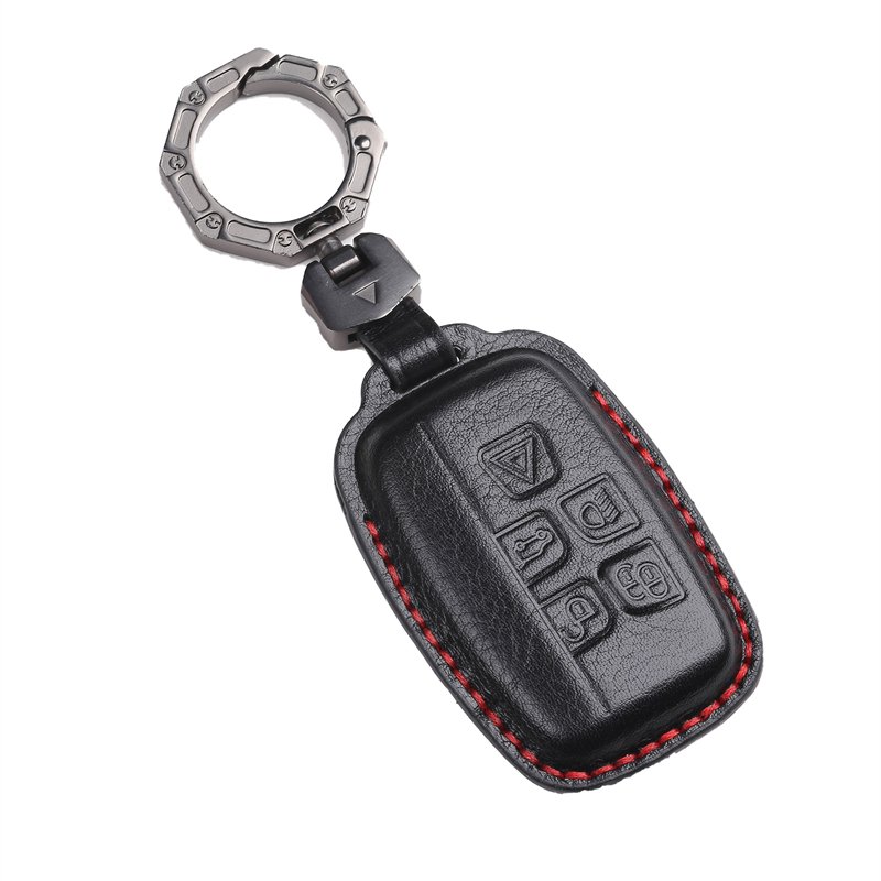Genuine Leather Car Key Case Cover for Land Rover Defender Discovery Accessories Keys Handmade Car key Shell