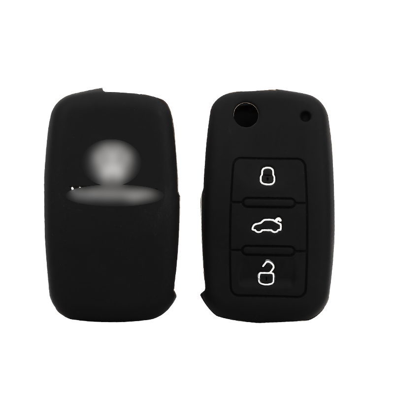 High Quality Customizable Logo Silicone Key Cover Case Protective Key Holder Accessory for Volkswan Remote Control Car Key