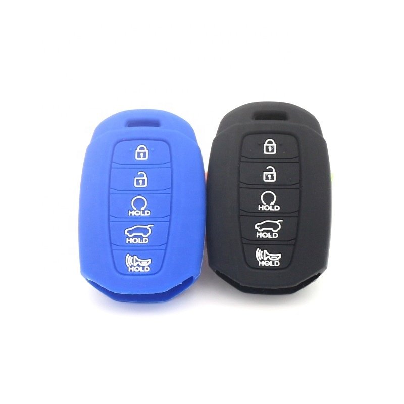 For Silicone Rubber With Star Stop 3 Button Silicone Fob Pocket Kia Seltos Car Key Cover