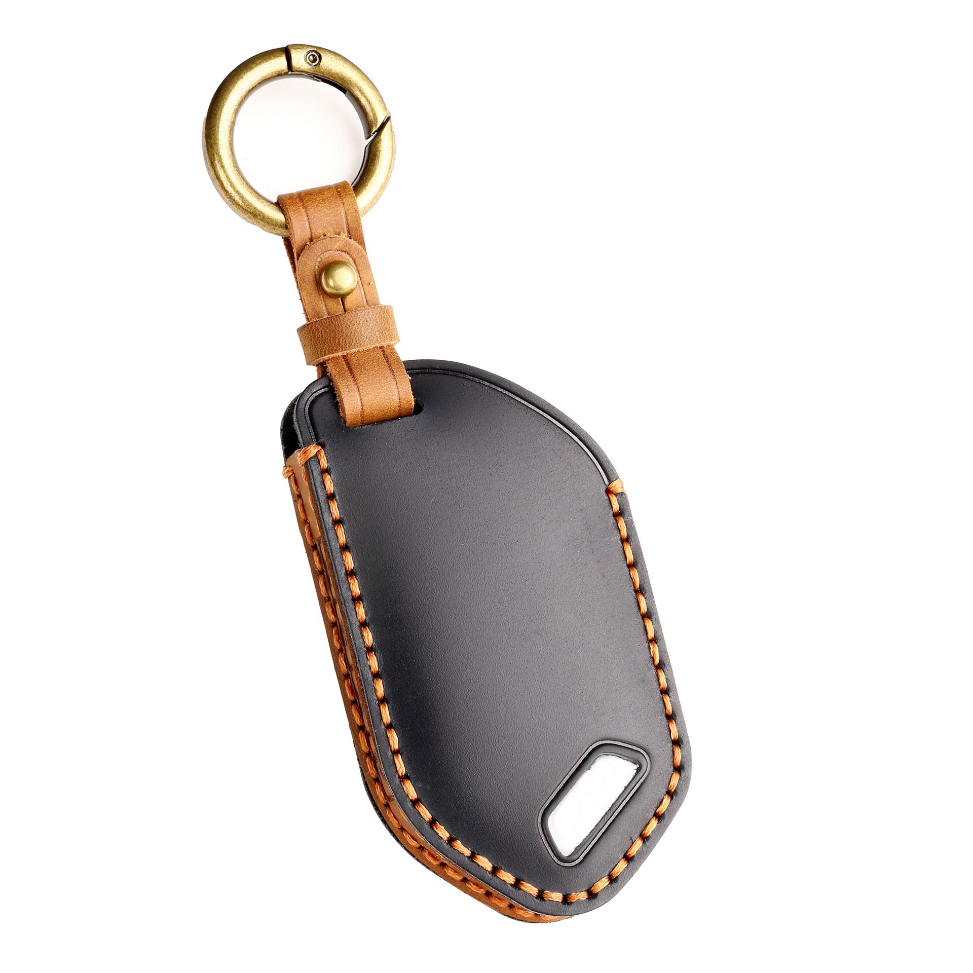 For KIA Car Key Organizer Crazy Horse Cowhide Cover Bag For Kia K5 Cars Key Kit Accessories