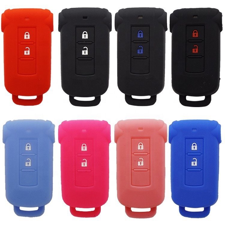 Original Factory Silicone Rubber Keyless Entry Remote Key Fob Cover For Mitsubishi Outlander EX ASX