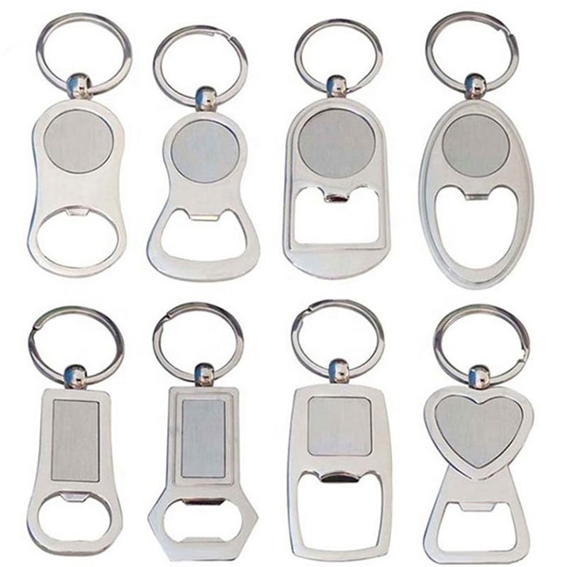 Keychain Accessories Keyring Enamel Sublimation Blank Home House Shape Key Holder Metal Keychain