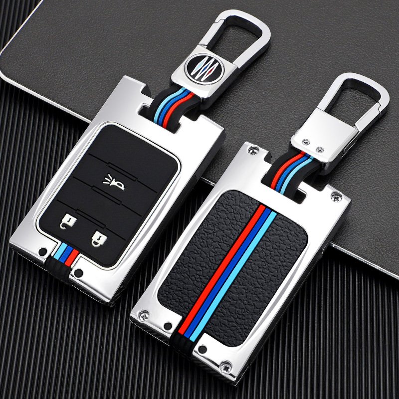 Wholesale Zinc Alloy smart remote Custom Special Car Key Leather Protective Cover For Chevrolet
