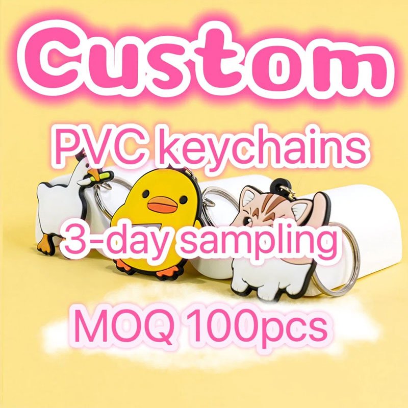 Wholesale pvc Cartoon Key Chain Cute Leaf shape Key Ring Tobacco key Holder Fashion Gift Key Ornament Bag Pendant