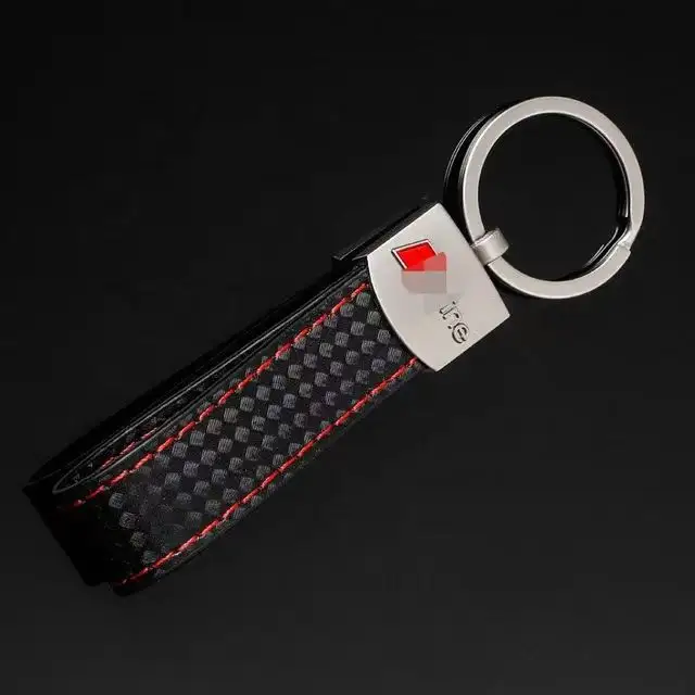 Wholesale High Quality PU Leather Car Key Chain Various Zinc Alloy Metal Car Branded Keychain Custom Car Logo