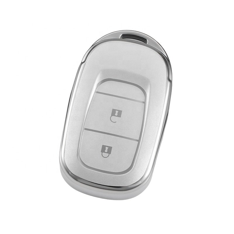 Quicksand Silver TPU car key cover For Honda Accord Civic Passport Pilot Odyssey Ridgeline HRV CRV car accessories