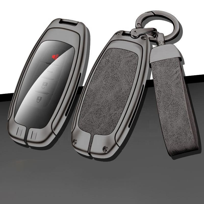 Fashion Cheap Price Car Accessories Interior Decorative Zinc Alloy Leather Car Key Case For Nissan Remote Keychain Auto Keyless