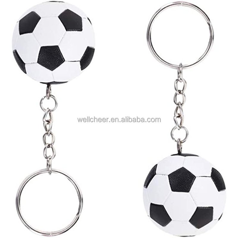 Football Key Chain Souvenir Men Women Soccer keychain Fans Keychain Pendant Key Ring Gift Accessories