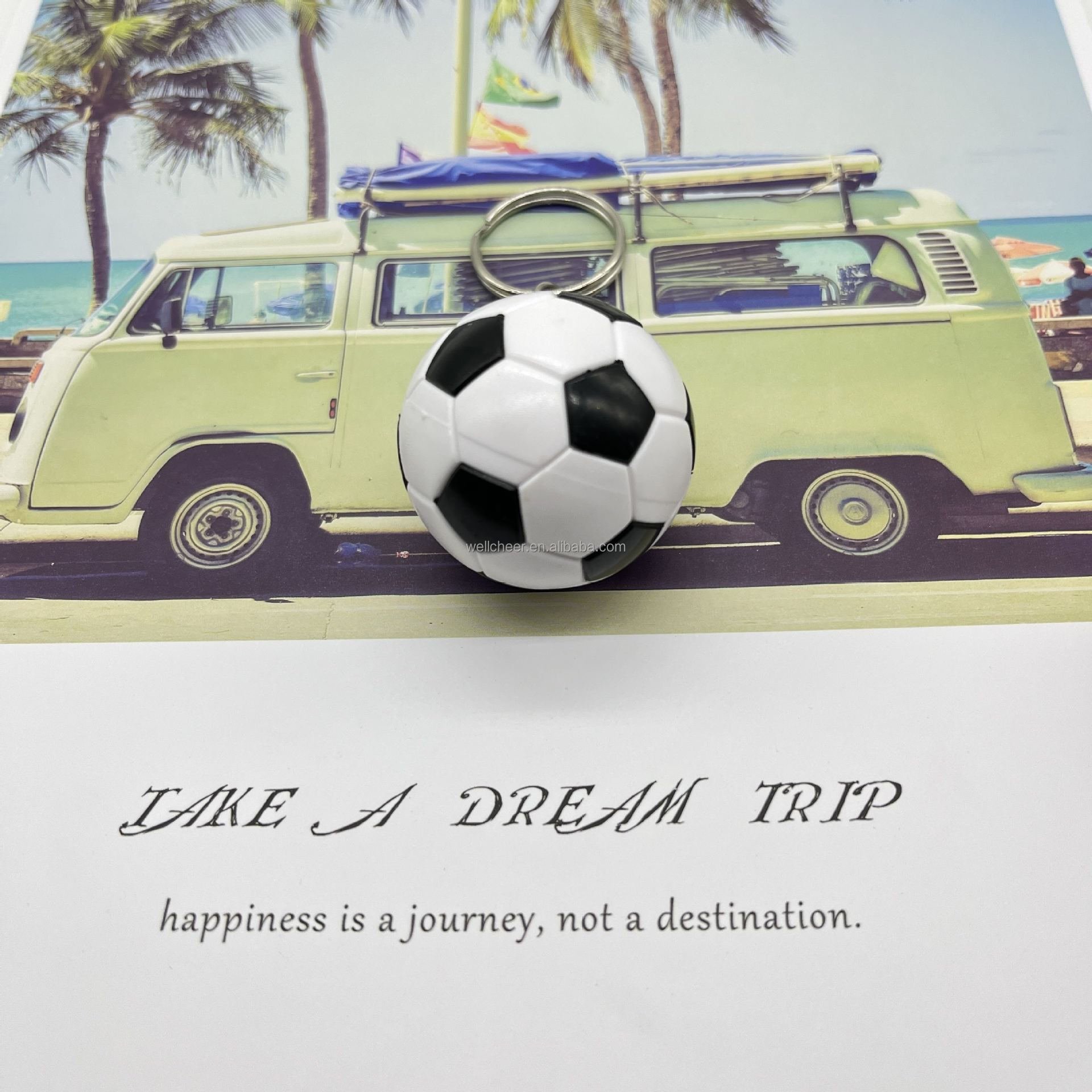 Football Key Chain Souvenir Men Women Soccer keychain Fans Keychain Pendant Key Ring Gift Accessories
