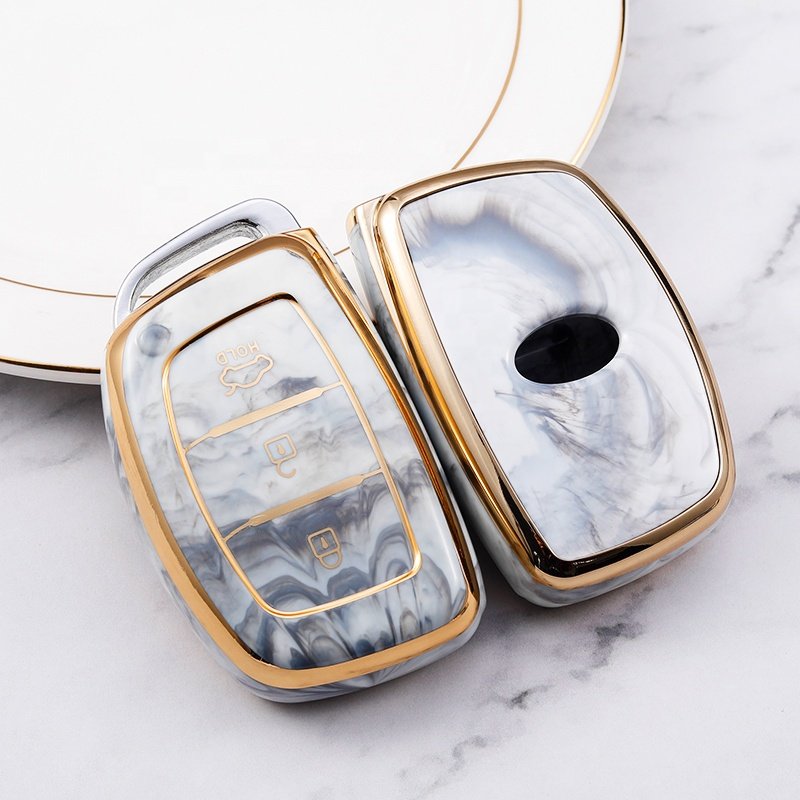 Hot selling Jade TPU car accessories key case cover For Hyundai Elantra GT Ioniq Sonata Tucson class Car Key holder