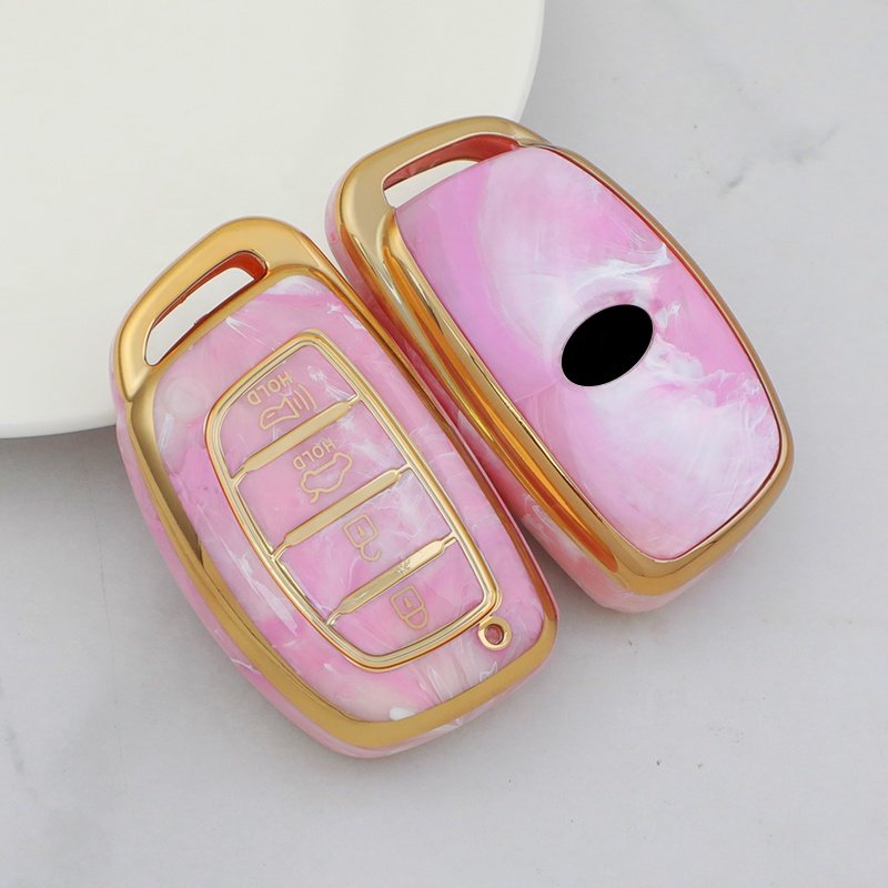 Hot selling Jade TPU car accessories key case cover For Hyundai Elantra GT Ioniq Sonata Tucson class Car Key holder