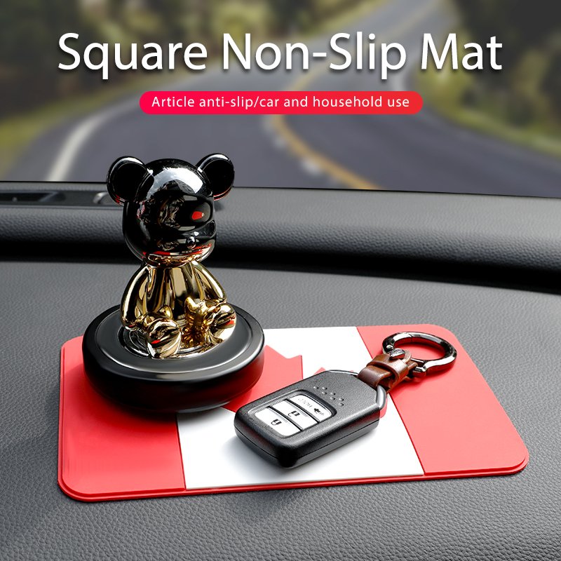 Customized Universal Non-Slip Car Magic Dashboard Sticky Adhesive Mat for Phones Sunglasses Keys Car Dashboard Anti-Slip PVC Pad