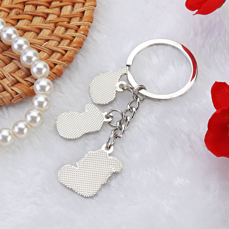 Xun Xin Custom Logo 2D 3D Promotional Christmas Cute Cartoon Animal Custom Hard Enamel Keychain Metal Key Chains Gift