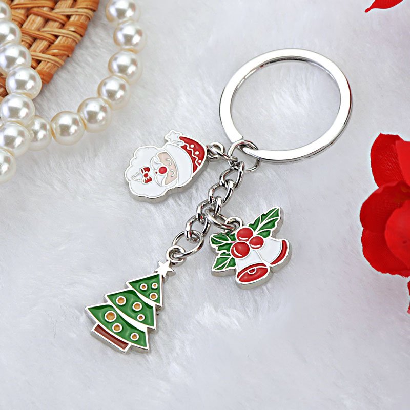 Xun Xin Custom Logo 2D 3D Promotional Christmas Cute Cartoon Animal Custom Hard Enamel Keychain Metal Key Chains Gift