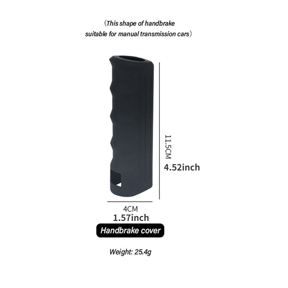 Soft Silicone Car Interior Accessories Anti-skid Comfortable Car Handbrake Lever Cover Sweat-proof Handbrake Cover Multicolor