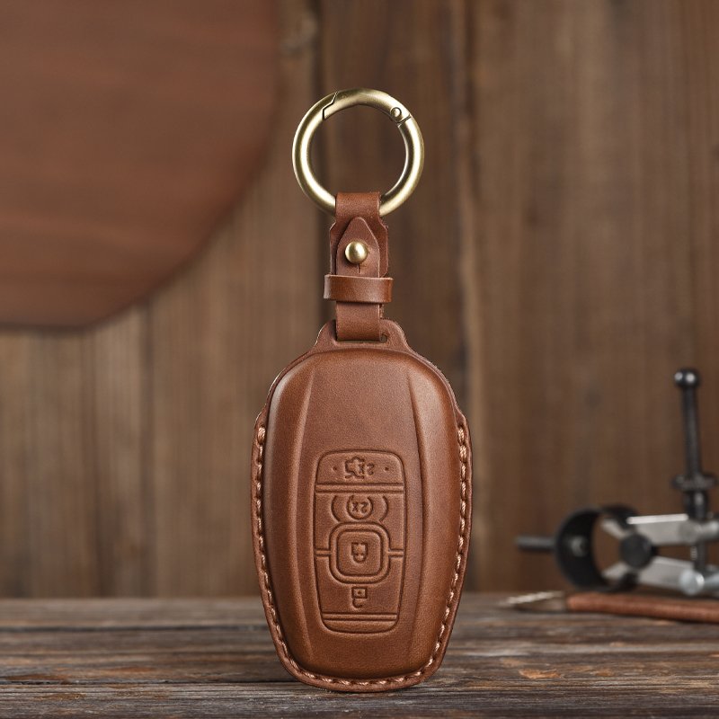 Suitable for Lincoln Adventurer Aviator Navigator MKZ Leather KeysCase Protector