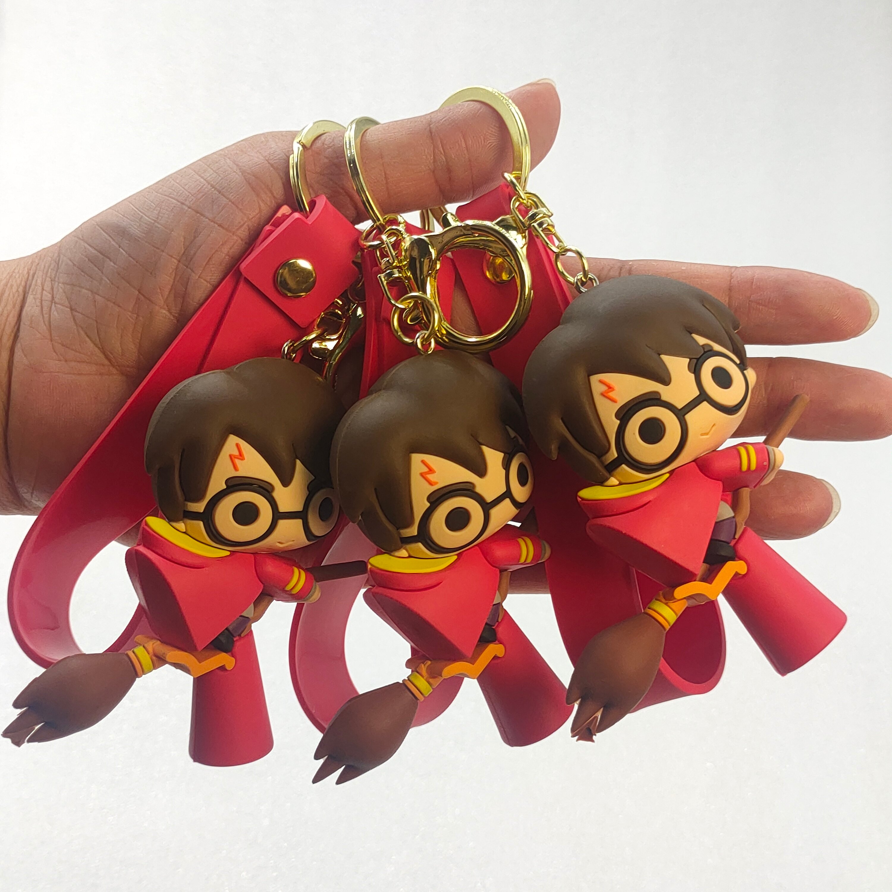 Factory promotional Custom 3D PVC Rubber Creative Cute Key Chain Car Keyring Bag Accessories Cartoon Keychain Car Bag Pendant