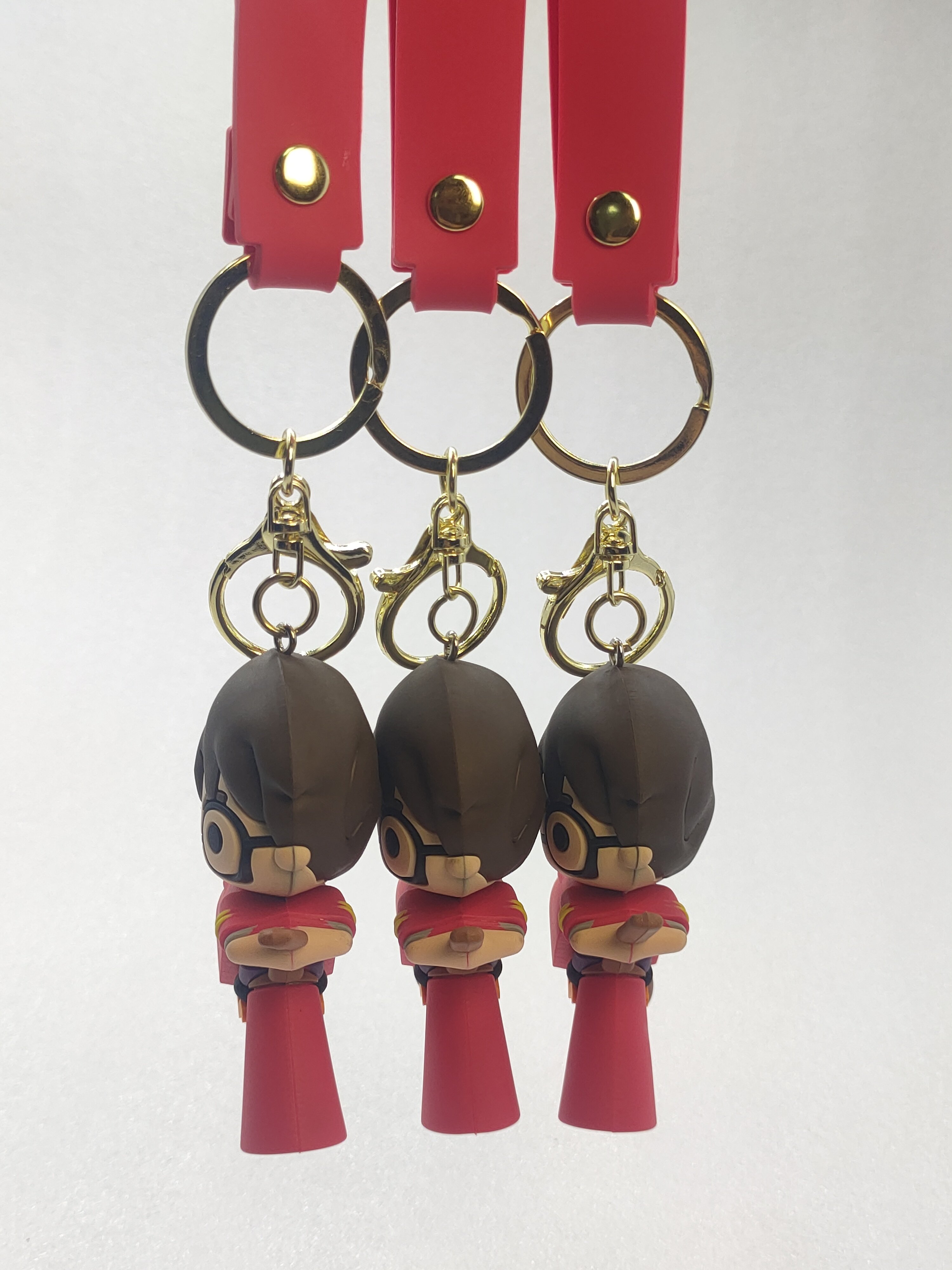 Factory promotional Custom 3D PVC Rubber Creative Cute Key Chain Car Keyring Bag Accessories Cartoon Keychain Car Bag Pendant