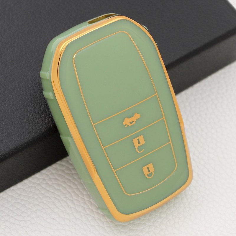 TPU Car Key Protect New Golden Smart Car Key Shell Wholesale TPU Car Key Case Cover For Toyota