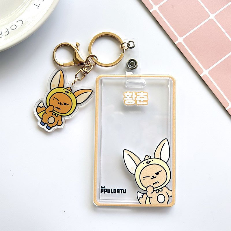 New Kpop TXT Acrylic Keychain Cartoon Car Bag Pendant Key Ring Holder Gifts Bus Card Holder Jewelry Accessories Fans Collection