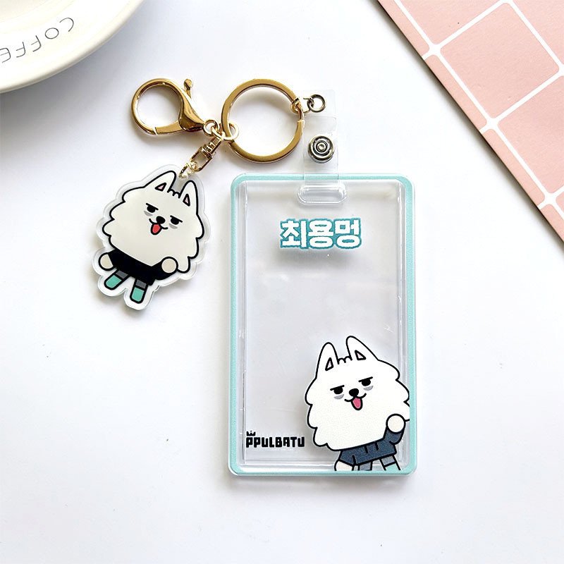 New Kpop TXT Acrylic Keychain Cartoon Car Bag Pendant Key Ring Holder Gifts Bus Card Holder Jewelry Accessories Fans Collection