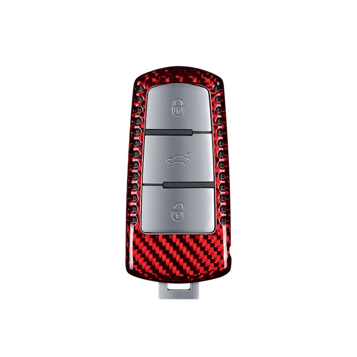 Key Case For VW CC Smart Start Key Fashion Carbon Fiber Car Key Case Cover Auto Interior Accessories T-carbon Car Key Cover