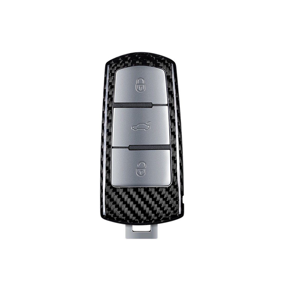 Key Case For VW CC Smart Start Key Fashion Carbon Fiber Car Key Case Cover Auto Interior Accessories T-carbon Car Key Cover