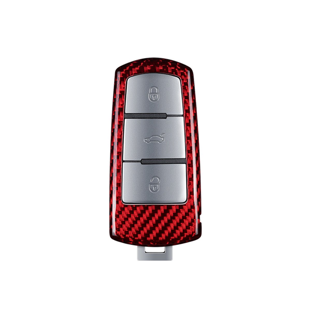 Key Case For VW CC Smart Start Key Fashion Carbon Fiber Car Key Case Cover Auto Interior Accessories T-carbon Car Key Cover