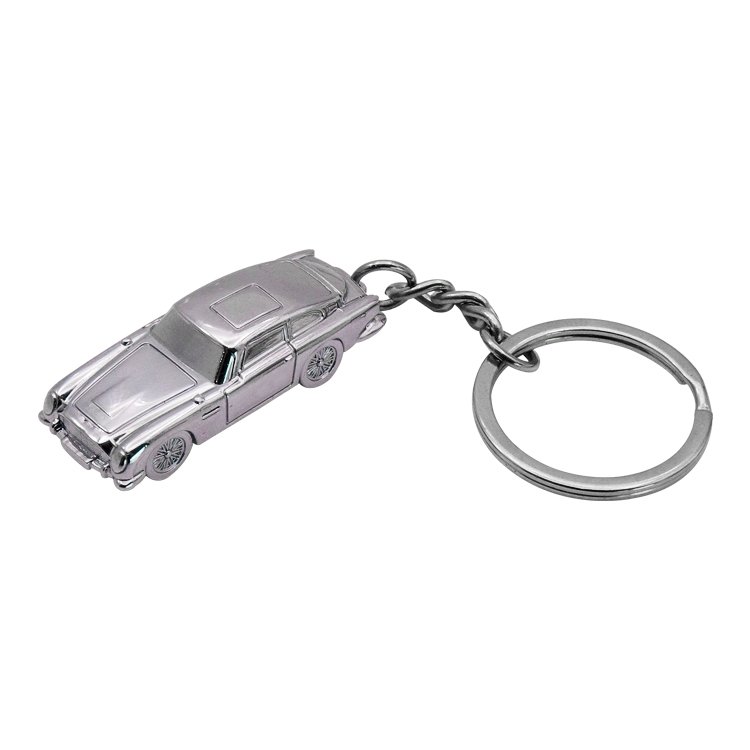 Guess You Like Design Metal Keychain Custom Logo Electroplate Polishing Car Keychain Accessories