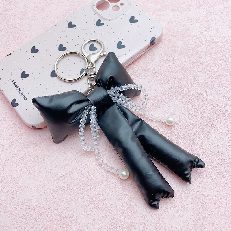 New design Y2K Sweet Bow Keyring Trendy 3D Bowknot Keychain Girls Fashion Bag Pendant Backpack Hanging Decoration Couple Gifts