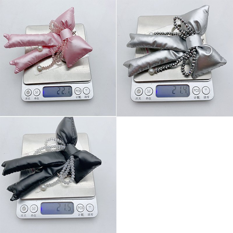 New design Y2K Sweet Bow Keyring Trendy 3D Bowknot Keychain Girls Fashion Bag Pendant Backpack Hanging Decoration Couple Gifts