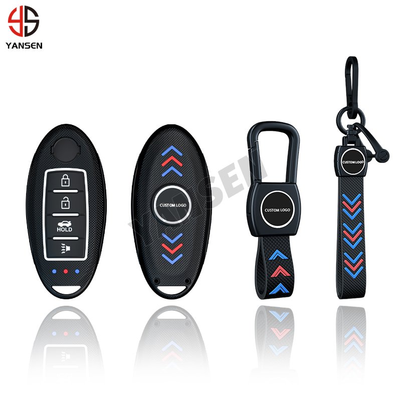 4/5 Buttons ABS Car Key Case Cover Protect Accessories For Infiniti Q40 Q80 Q60 Q70 For Nissan Maxima Leaf Sentra Altima Armada