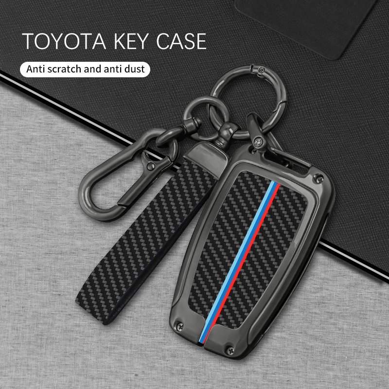 Custom Luxury Gift Zinc Alloy Leather Smart Car Key Case Cover Fob For Ford Toyota Hyundai BYD Leapmotor Hyundai Tucson Sonata