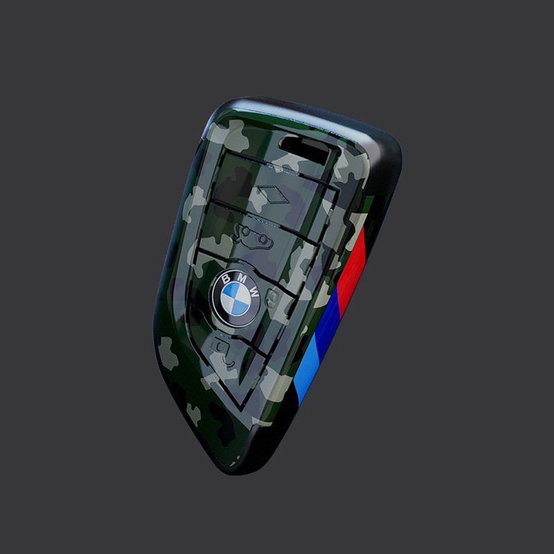 ABS carbon fiber Car Key Cover Case Shell Fob for BMW Protective Easy To Install interior accessories