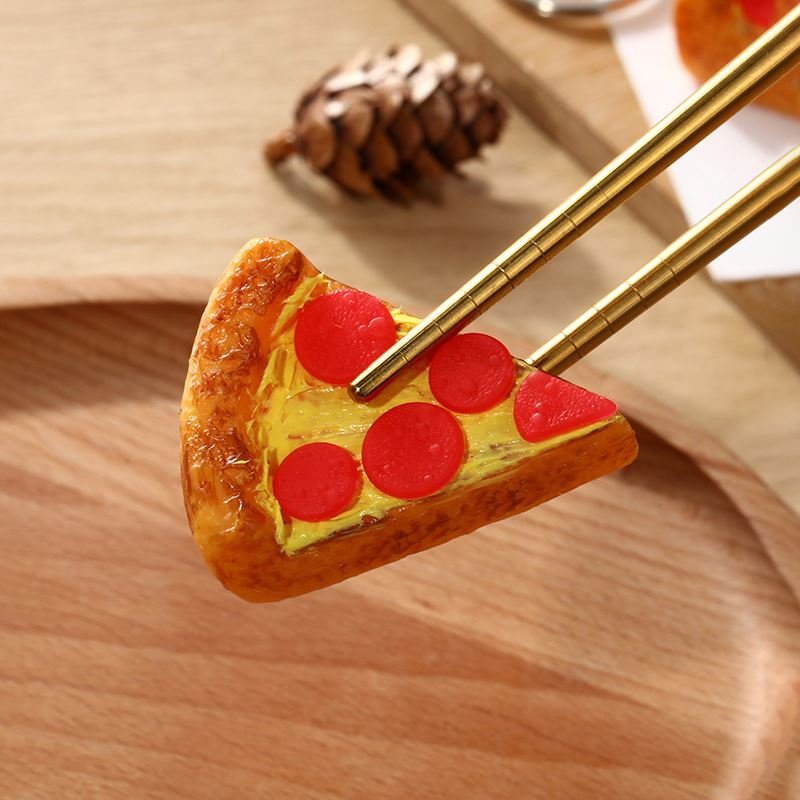 Friend Gift Women Man Accessories Jewelry Pendant Simulation Food Creative Imitation Pizza Keychain Car KeyRing