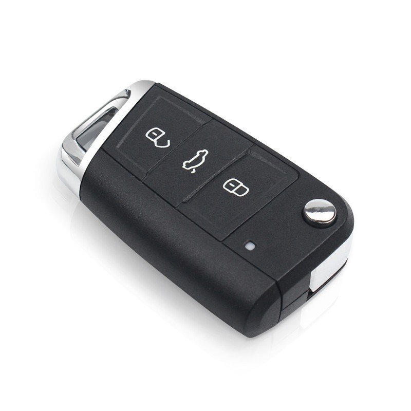Auto Accessories Blank Car Keys Remote Key Shell FOB Key Case with Blade Fit For Golf 7 MK7 Polo