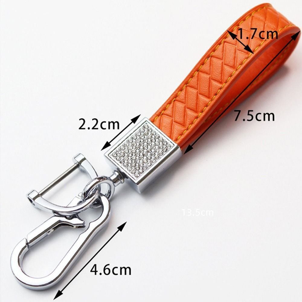 Jewelry Key Ring PU Car Key Ring Chain Holder Fashion Diamond Car Keychain Car