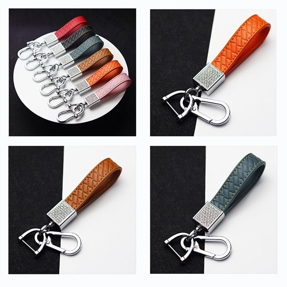 Jewelry Key Ring PU Car Key Ring Chain Holder Fashion Diamond Car Keychain Car